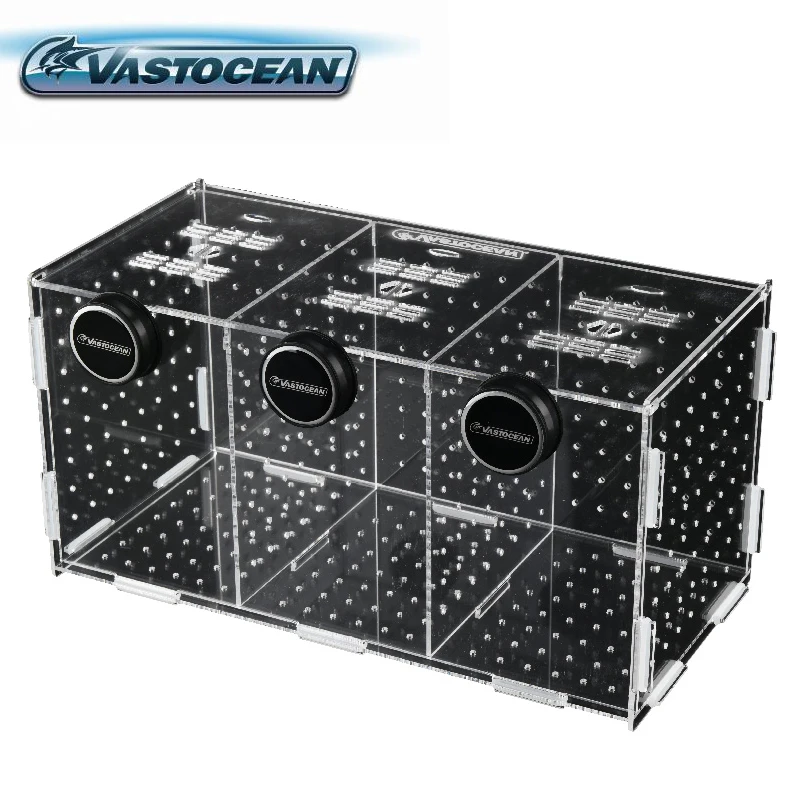 Aquarium Fish Real - Vastocean-Boîte d'isolement combinée magnétique en acrylique,