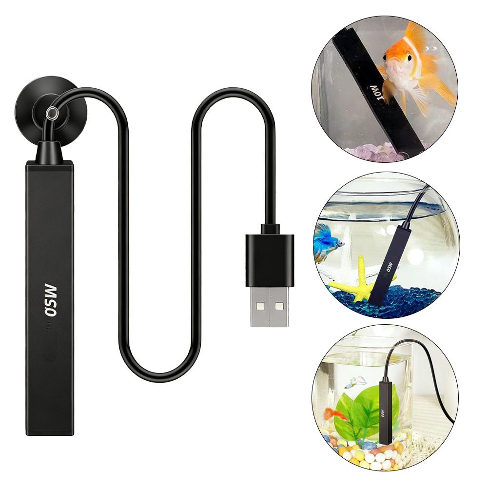 Aquarium Fish Real - Mini chauffe-eau USB 5V pour aquarium,
