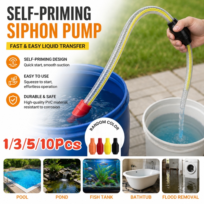 Aquarium Fish Care - Pompe à eau manuelle à siphon