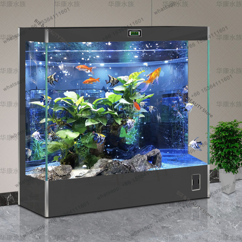 Aquarium Fish Low Maintenance - FG Nouveau Aquarium Écologique Tout-en-un en