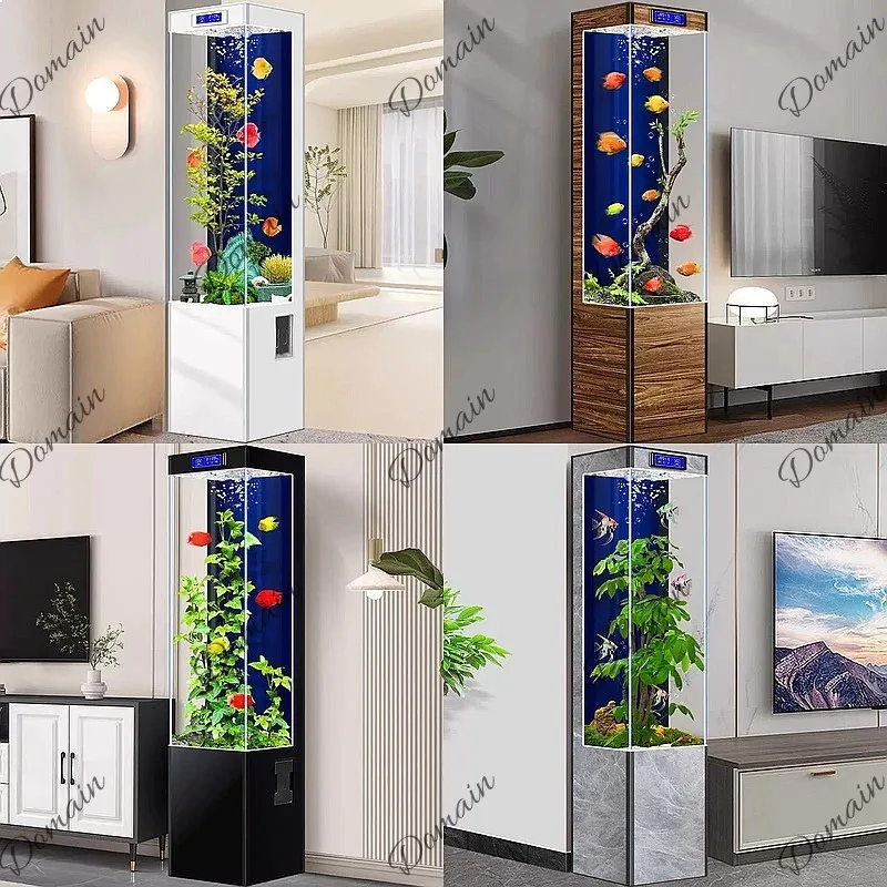 Aquarium Fish Low Maintenance - Aquarium Écologique Simple pour Salon, Faible