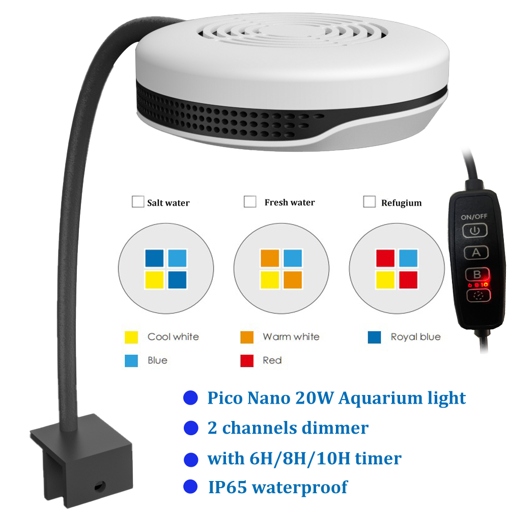 Refugium Light Nano - Lampe LED pour aquarium à clipser