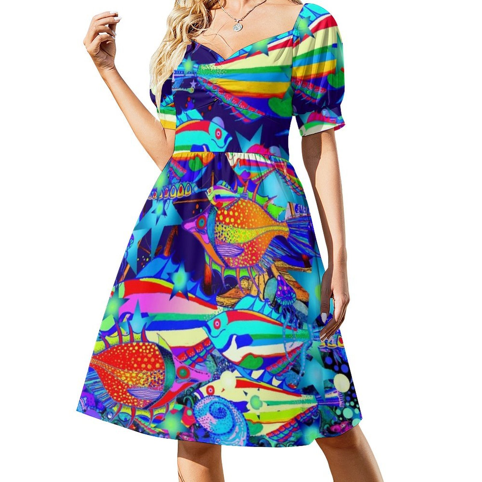 Robe de soirée streetwear pour - Aquarium Fish Rainbow avis et prix