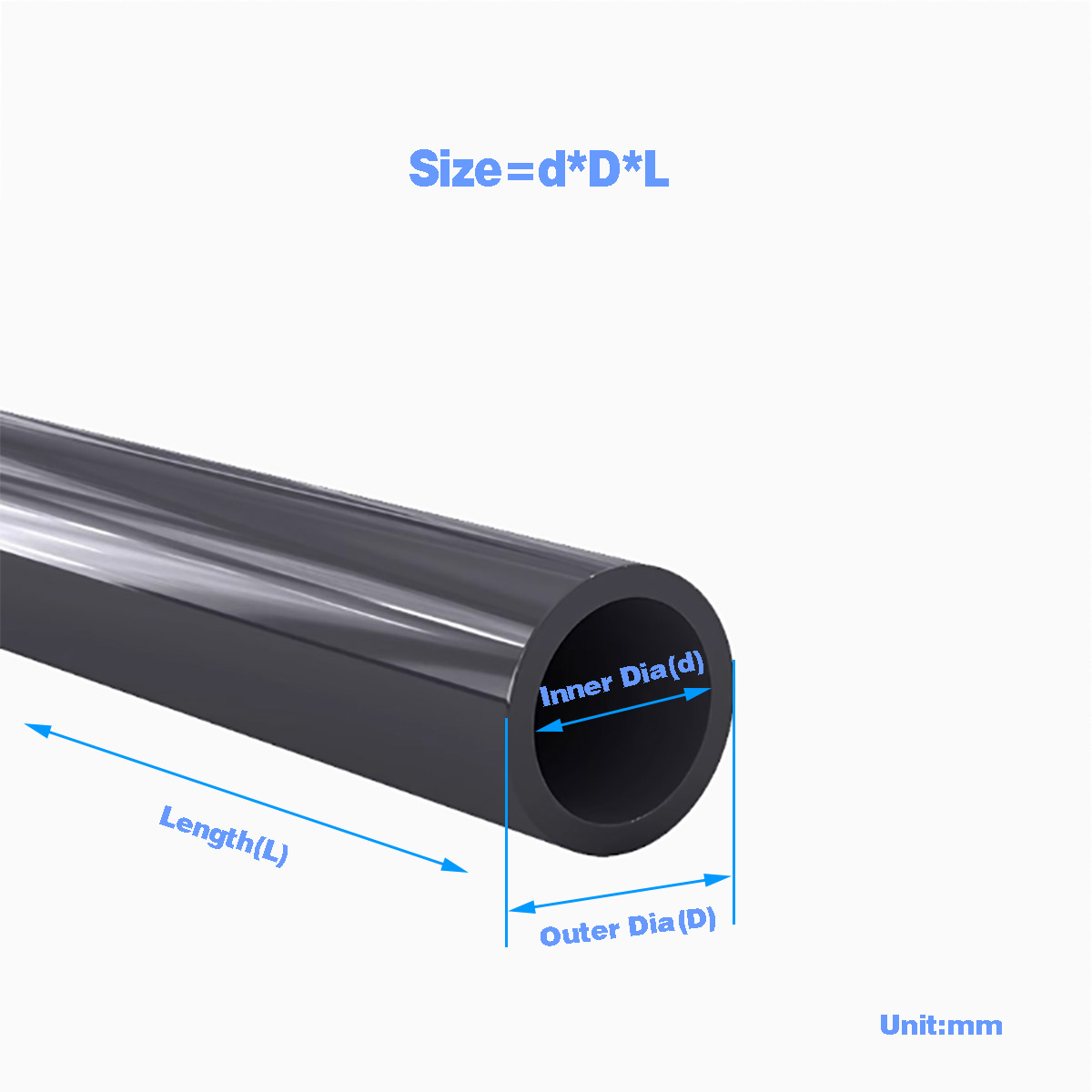 Tuyau en plastique PVC noir, t - Aquarium Fish Real avis et prix